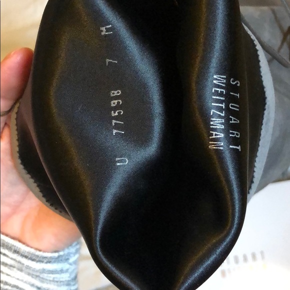 Stuart Weitzman Highland Boots in Gray - Picture 8 of 8
